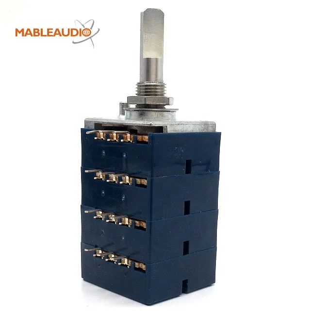 MAPT0318 50KAx4 ALPS gang pot audio potentiometer for amplifier/alps potentiometer