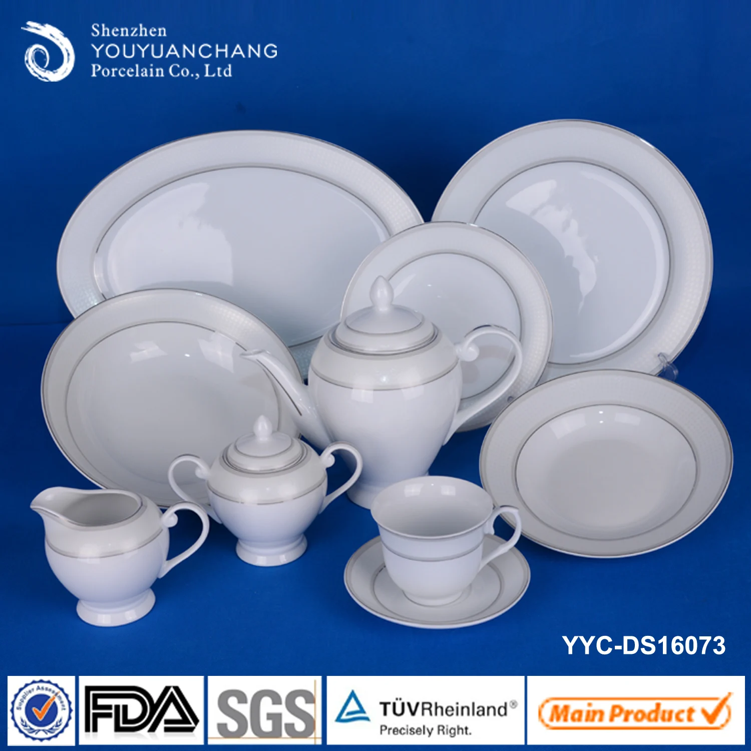 
Stock 47pcs porcelain dinner set cheap price 