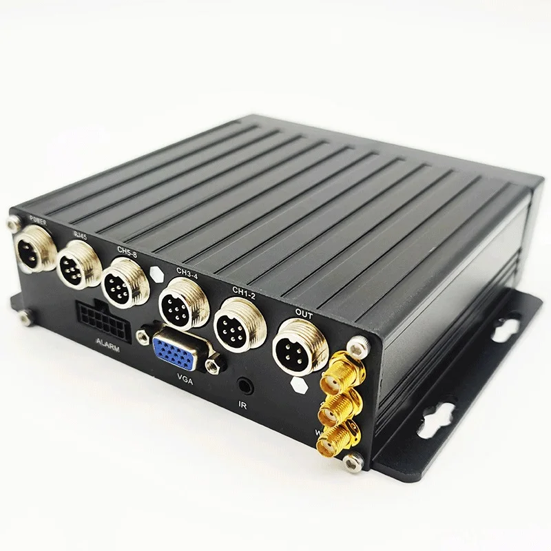 AI MDVR 4G GPS Digital Video Recorder for School Bus WDR Loop Recording Functions Supports ADAS DMS Mobile DVR 4G