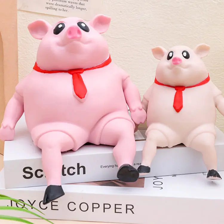 Wholesale Pig Squeeze Squishy Cute Pink Swine Anti-stress Pig Reliever Fidgets Sensory Toy