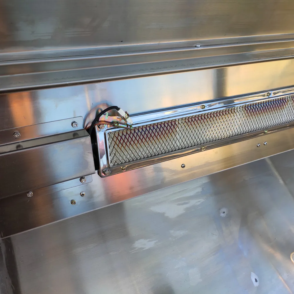 propane natural gas outdoor kitchen bbq griddle gas rotisserie roaster grill