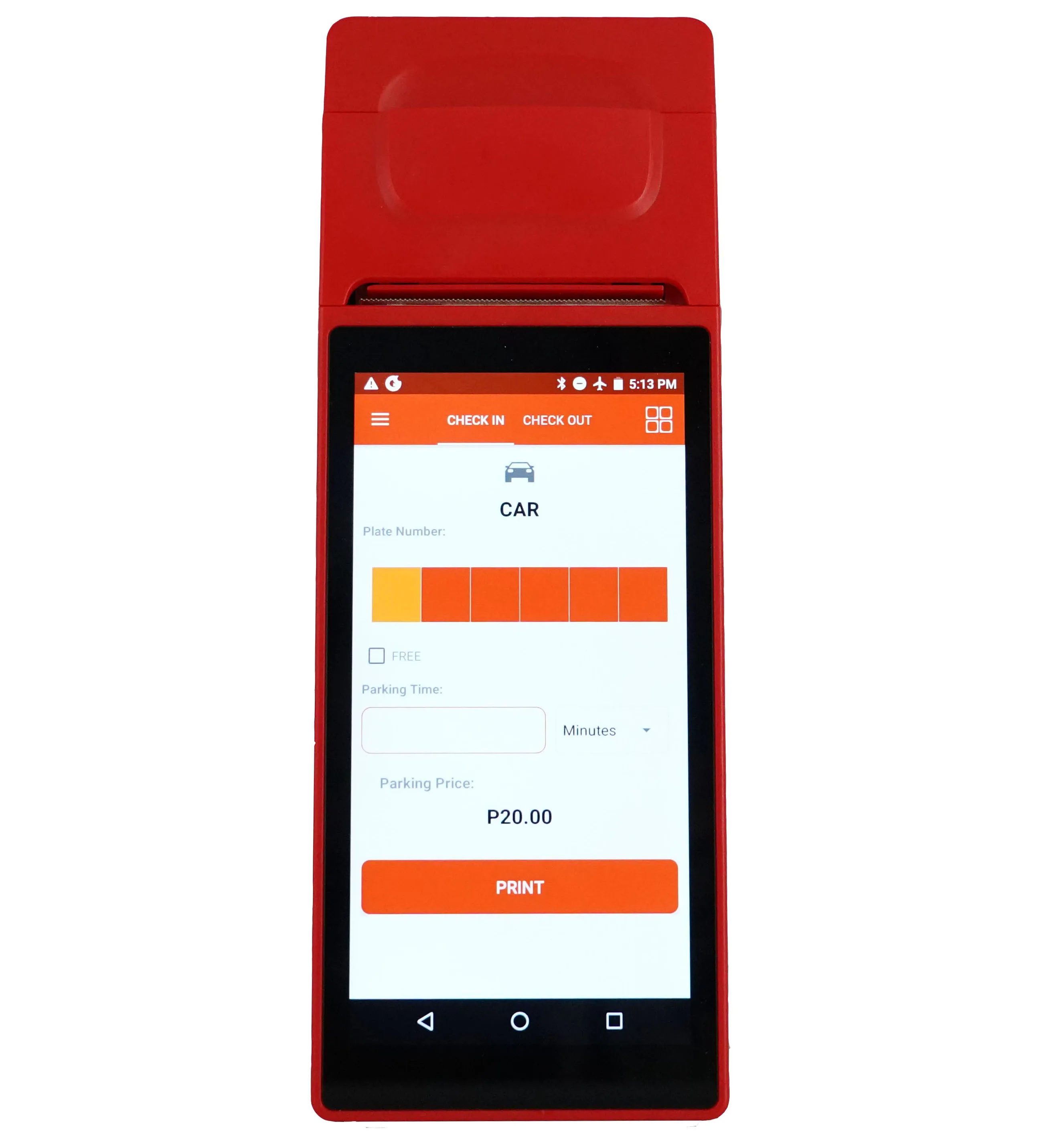 NFC reader credit card reader QR code reader portable pos machine handheld pos terminal thermal printer