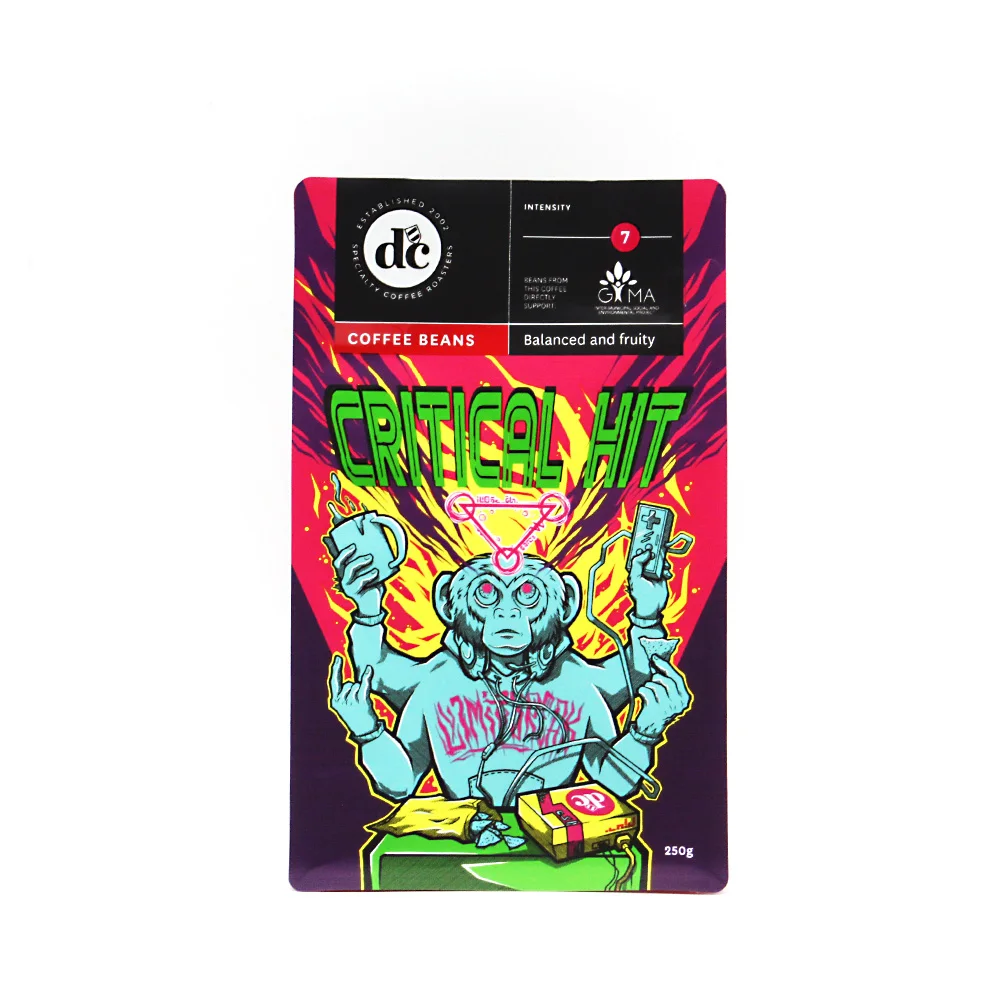 Custom Printed Flat Smell Proof Aluminum Foil Resealable Ziplock Small  Packaging Food Coffee Pouches Bags