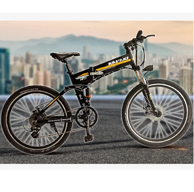 
City electric bike 48V 500w rear motor folding electric bicycle with lithium battery 
