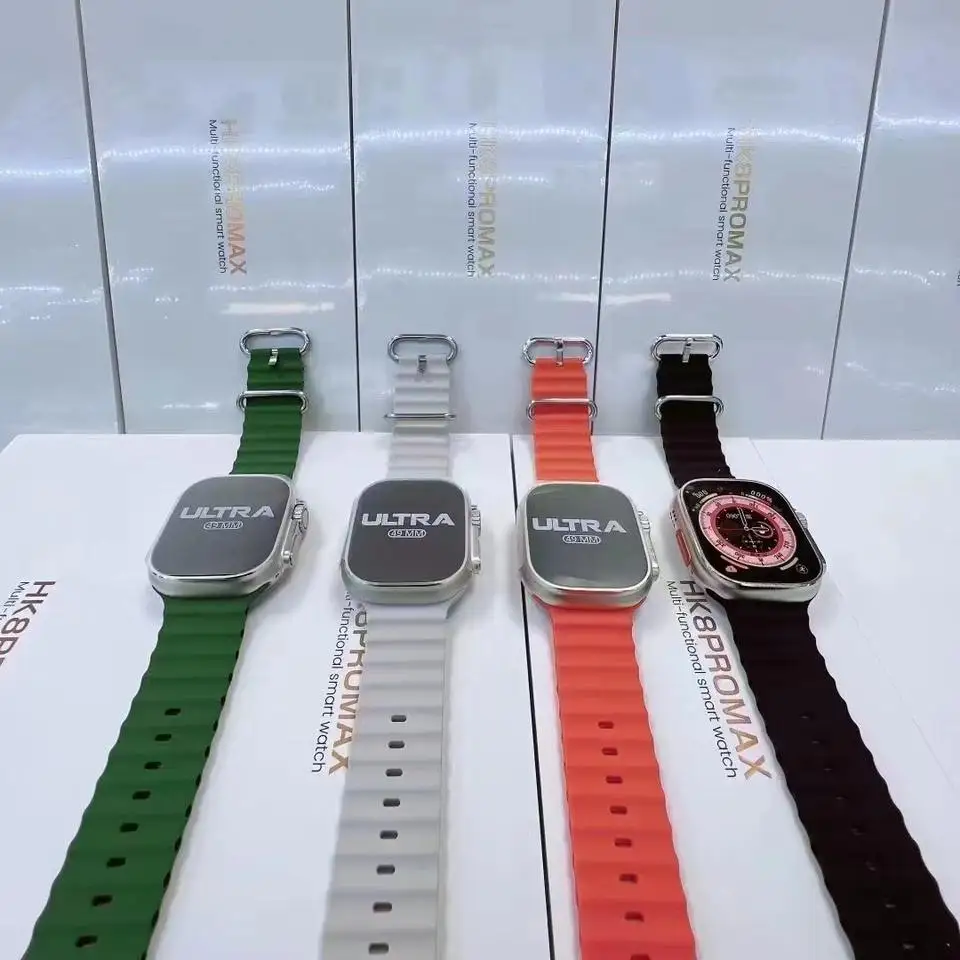 2023 watch HK8 Pro Max reloj inteligente AMOLED Screen 2.12 Inches 49mm NFC Wireless charging Smartwatch Ultra Smart Watch 8