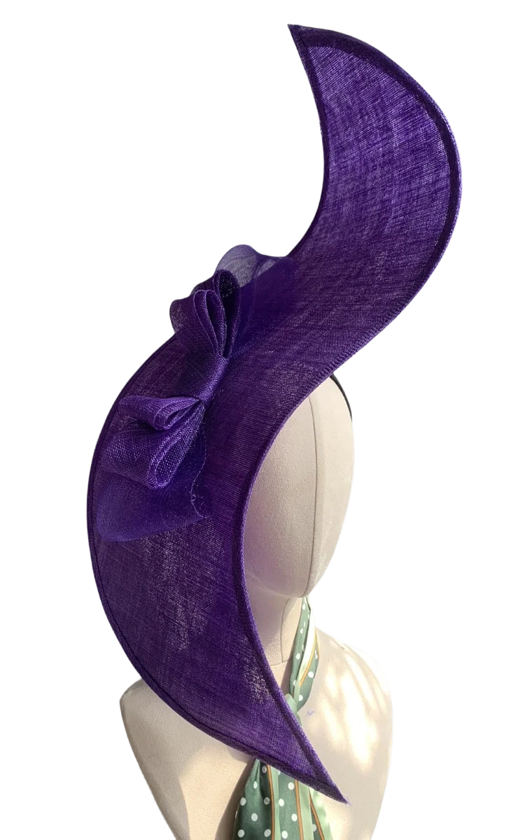 Wholesale price high level quality original design luxury party fascinator bowknot ladies women horse racing hat decoration