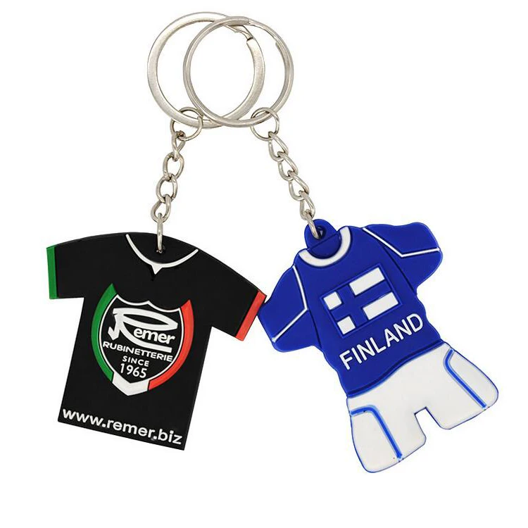 2022 Souvenirs Cheap Personalized 3d Dubai Custom Rubber Keychain