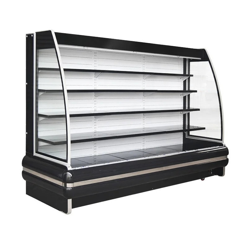 2022 New Arrived commercial refrigerator display cooler  beverage cooler smart refrigerators open chiller