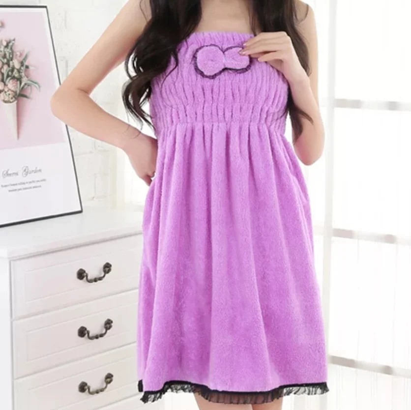 Custom Luxury bath skirt microfiber bath towel sexy bath robe for women beach towel