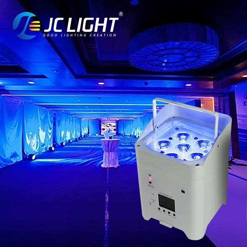 6in1 6x18w Wifi Wireless Dmx Led Par 18w Led Wireless Par Can Stage Lights