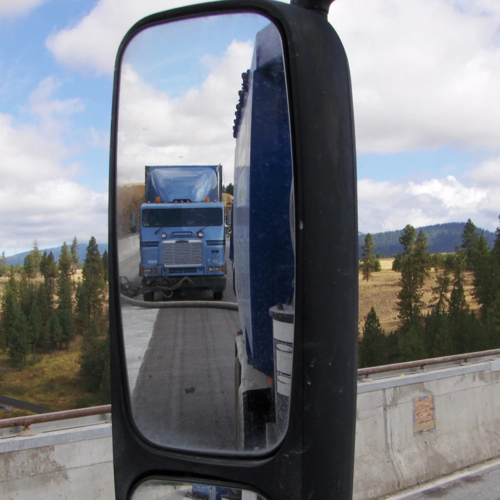 Customized Aluminized Convex Automotive Mirror For Trucks