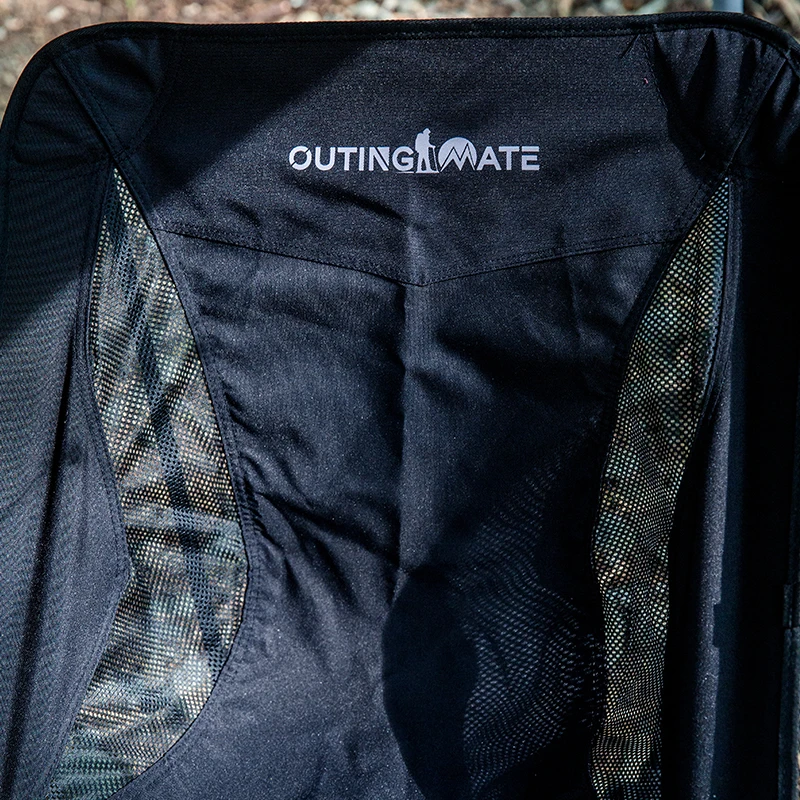 OUTINGMATE Manufacturers Custom Outdoor  Ultralight Portable  Aluminum Moon Chair Beach Chair Folding Camping Chair