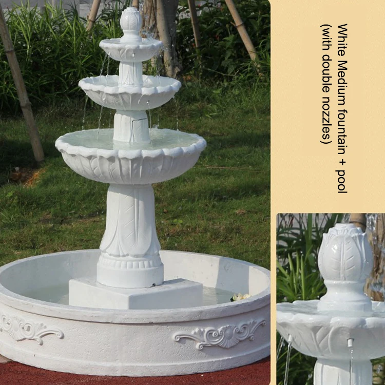 Silicone And Fiberglass Material Fountain Molds Factory Direct Sell