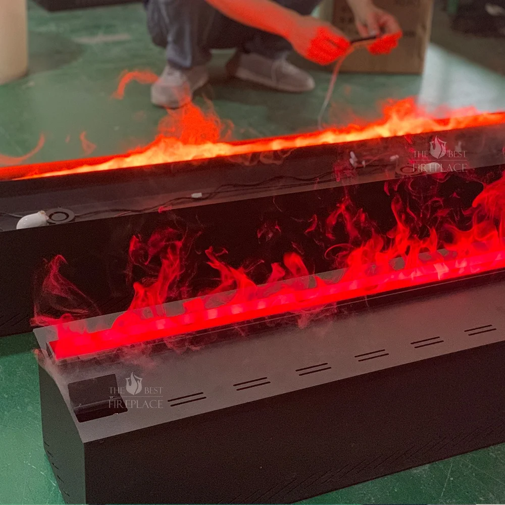 Оптовая продажа современная Имитация искусственного 3d огня тумана камина вставки из пара СВЕТОДИОДНЫЙ Электрический камин с
