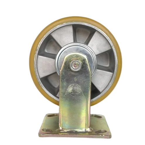 6 inch casters aluminum core polyurethane PU pulley industrial heavy duty bearing roller cart wheels