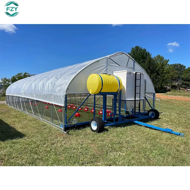 supply large winter garden vegetable growing Single Span  Film Green House Metal Frame Tunnel  agricultural greenhouse for plant