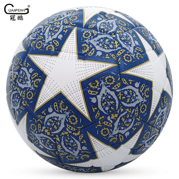 OEM / ODM Size 5 Official Soccer Balls PU Leather with Custom LOGO Football for Training Football