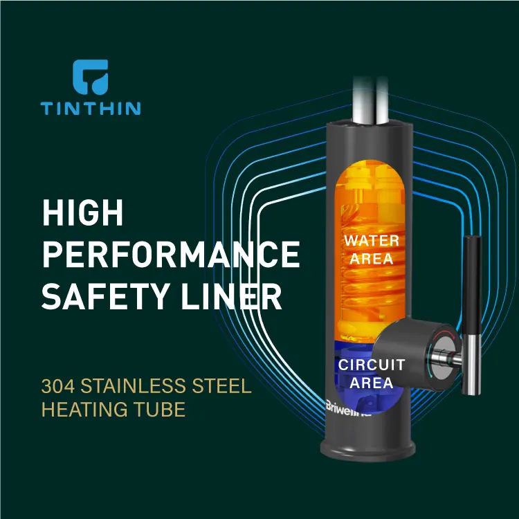 Briwellna 220V мгновенный кран с горячей водой Однорычажный смеситель для кухни с подогревом кран светодиодный цифровой дисплей электрический водонагреватель гейзер кран