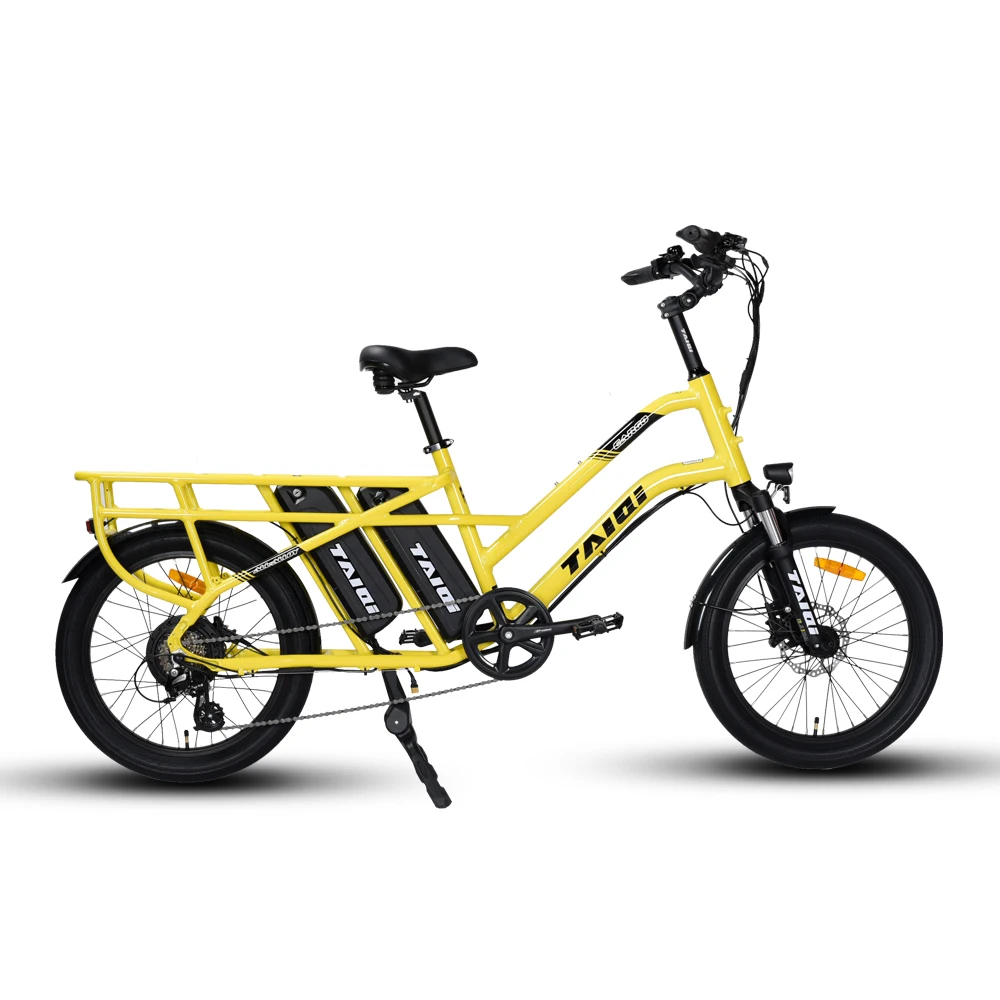 TAIQI H1 2022  48V350W 10AH new pizza cargo food delivery Shimano 7 speed long range take away electric bicycle