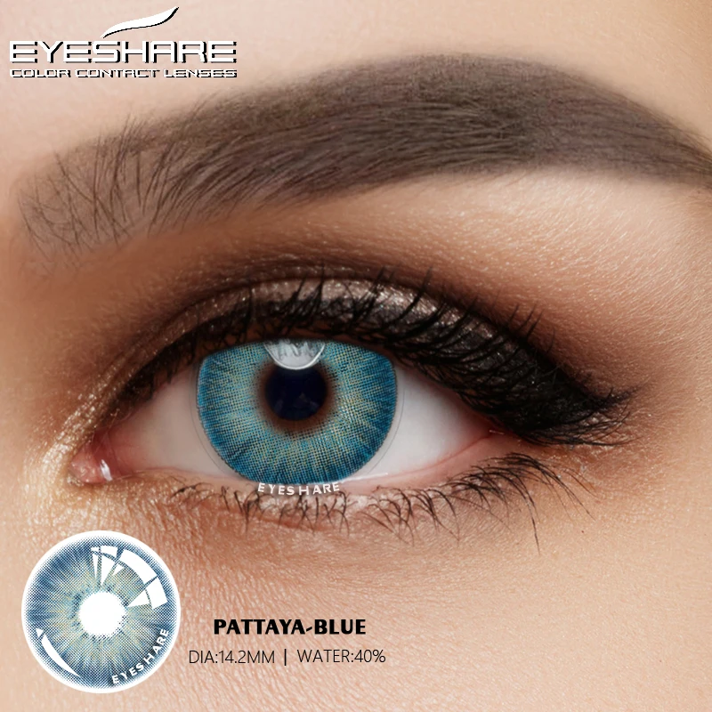 Free Shipping EYESHARE Colored Lenses Contacts Eye Makeup Cosmetics Contacted Lens for Cosplay Beauty Color Contact Lenses