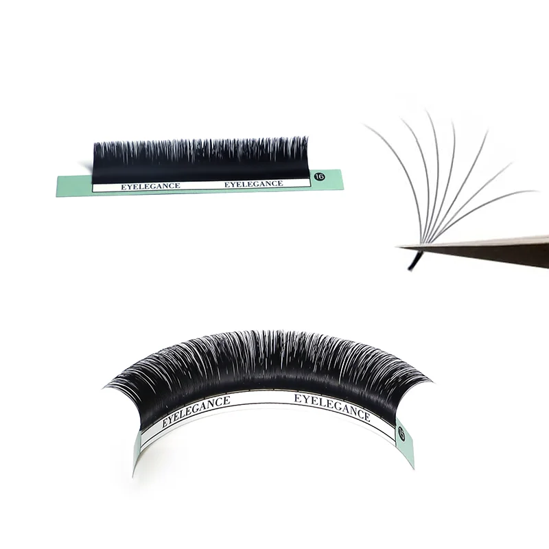 Wholesale Private Label Volume Korean Silk Russian Easy Fan Cashmere Lash Extension Trays