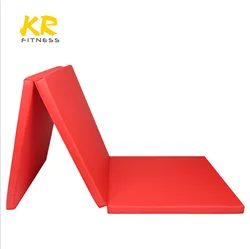 Factory Direct Sale tri - folding gymnastics mat exercise mat customized mat