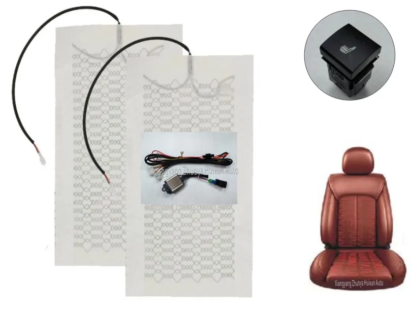 Wholesale Carbon Fiber heating Universal 12v Heated Car Seat Heater for Car seat