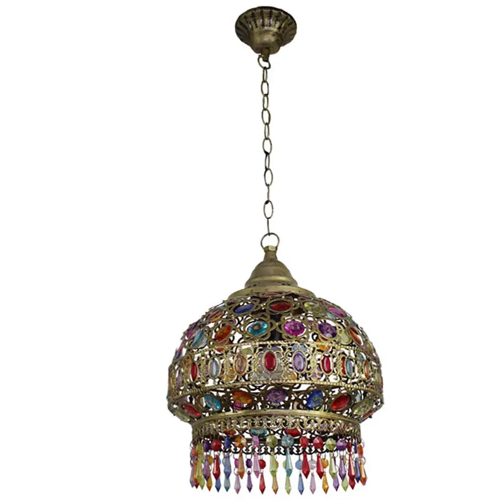 Handmade Turkish Mosaic Hanging Lantern Lamp Decorative Arabic Moroccan Chandeliers Pendant Lights