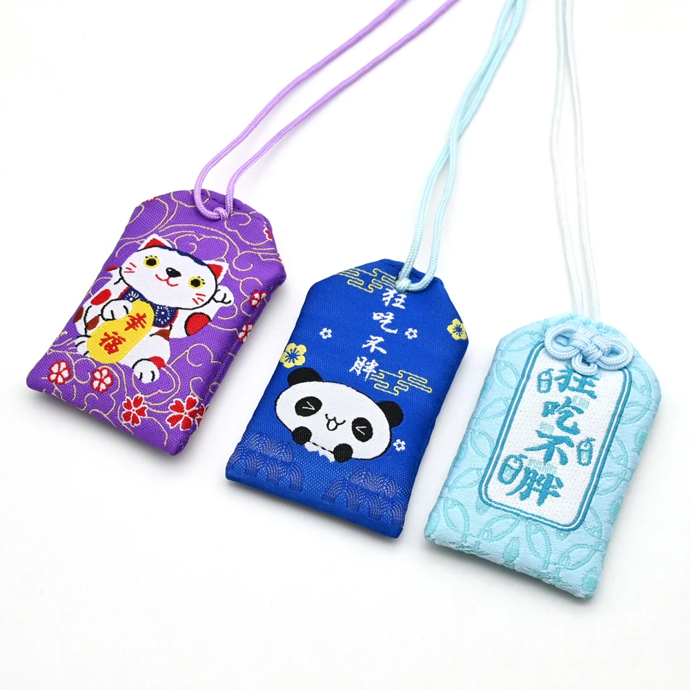 Hot Sale Japanese Amulet Creative Diy Custom Omamori Japan Style Bring You Luck Wish Pray Omamori Bag