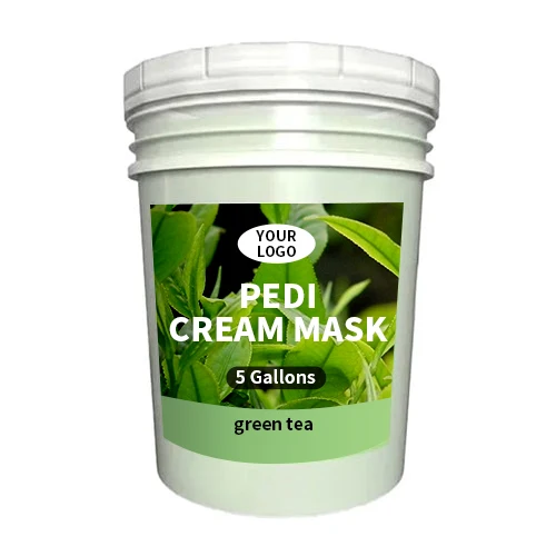 Private Label  5 Gallons Bucket Green Tea Pediucre Foot Cream Mud Mask