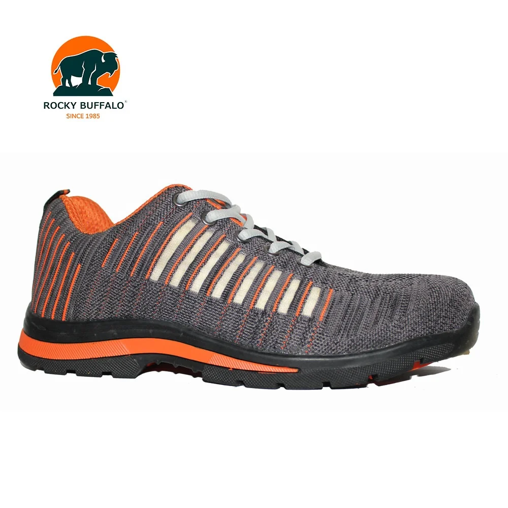 Rocky Buffalo S1 Sport Safety Shoes Fashionable  Fly Weave  Breathable  Anti Piercing  Lightweight Breathable