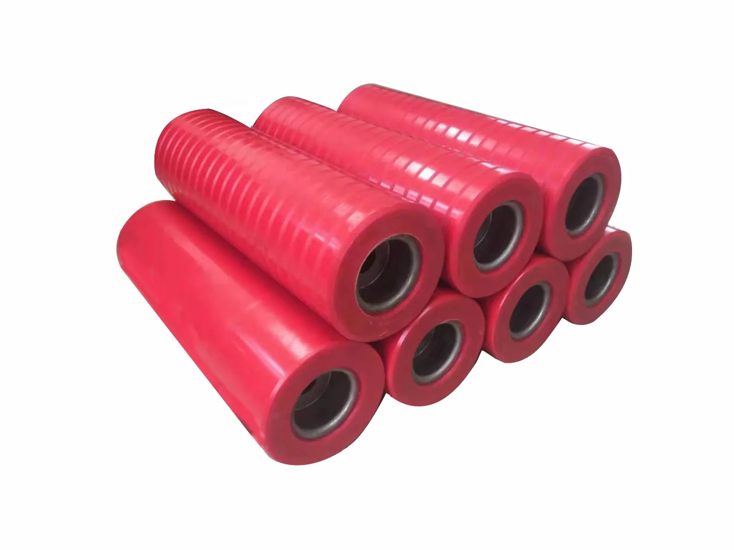 Belt conveyor roller manufacturer conveyor polyurethane roller iron conveyor idler