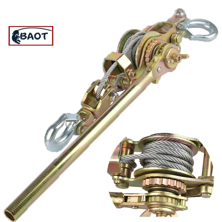 BAOT 1ton cable pulling device electrical wire rope cable puller