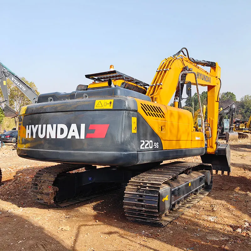 Korea Hyundai 220-9 Used crawler excavator Used Hyundai 215 225 305 second hand tracked medium excavator