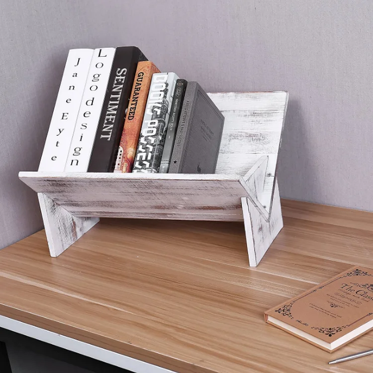 Multipurpose Rustic Vintage Book Shelf Office Composite Desktop Bookshelf Organizer