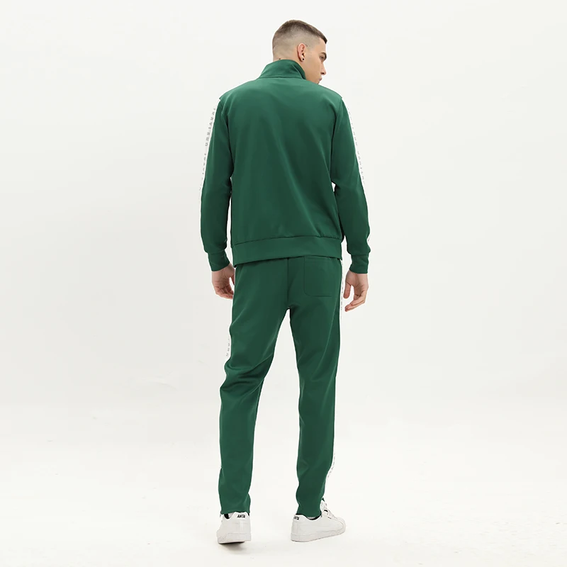 custom Logo Full Zip Up men 95% polyester/5% spandex tech Sportswear jogger sweatsuits mens tracksuit