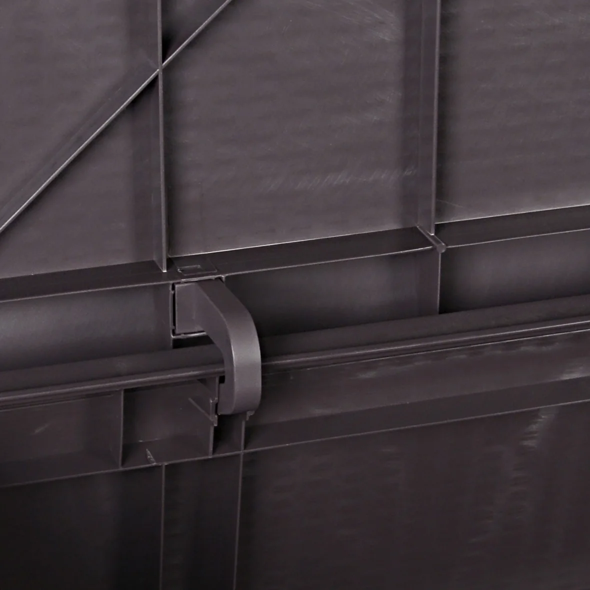 
Heavy Duty Rattan Style Plastic Deck Garden Storage Box 