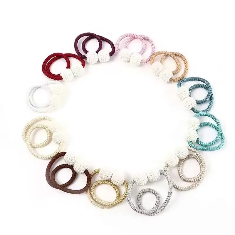 Deluxe Curtain Tiebacks Magnetic Curtain Storage Rope Curtain Tiebacks
