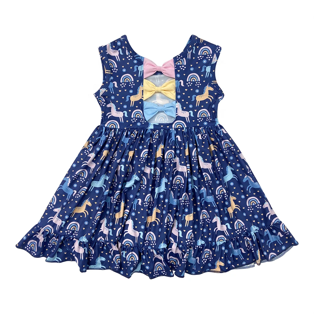 Qingli ODM 2023 sun floral pattern 10 year old girl dresses for party kids dresses for girls birthday