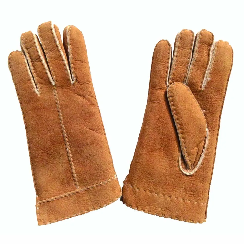 Premium Quality Spanish Merino Double Faced Sheepskin Leather for Luxury Products Classic Merino Wool Gloves for Daily life