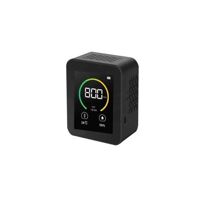 Indoor CO2 Temperature Humidity Air Quality Monitor IR NDIR Detector Carbon Dioxide Temperature And Humidity Detector