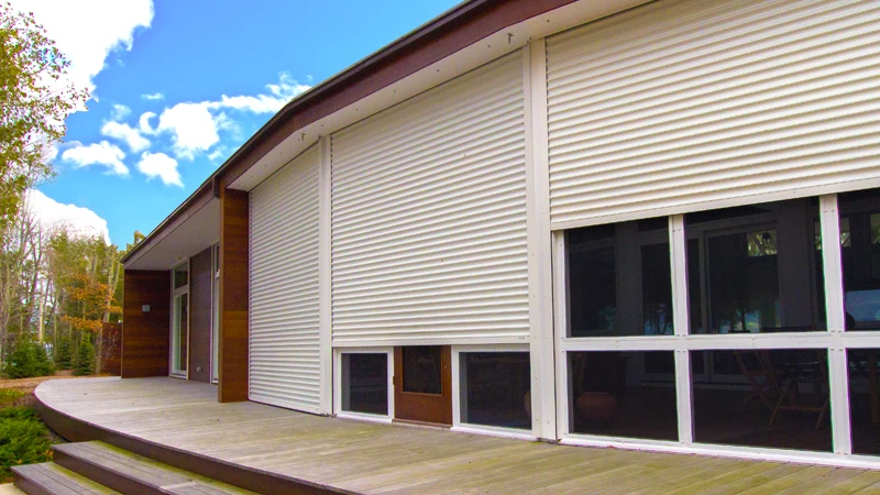 Exterior Metal Hidden Rolling Shutters windows External Electric Automatic Aluminum Roller up Shutter Window