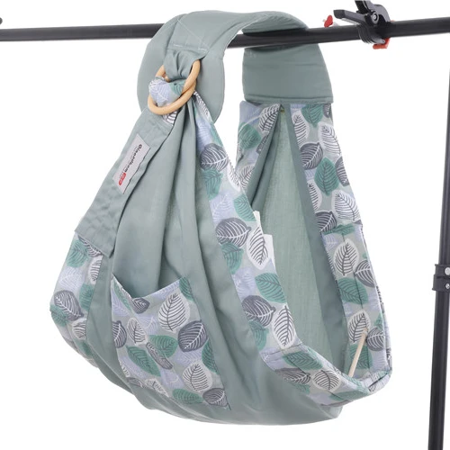 OEM чистый цвет светло-серый Закрытая кожа хлопчатобумажная Переноска детская накидка слинг эргономичный