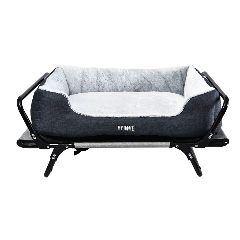 2 In 1 Garden Removable Travel Mattress Pet Foldable Portable Soft Elevated Dog Bed