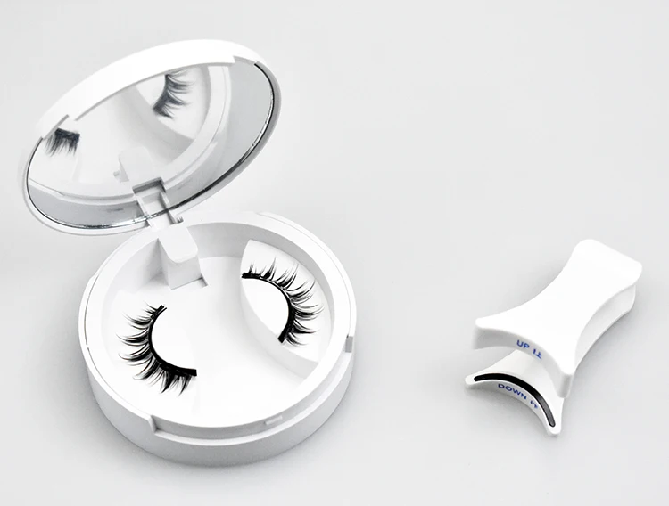 Wholesale Private Label Portable Magnetic Suction Reusable  Magnetic Clip Eye Lashes Set Quantum Magnetic Lashes with Applicator