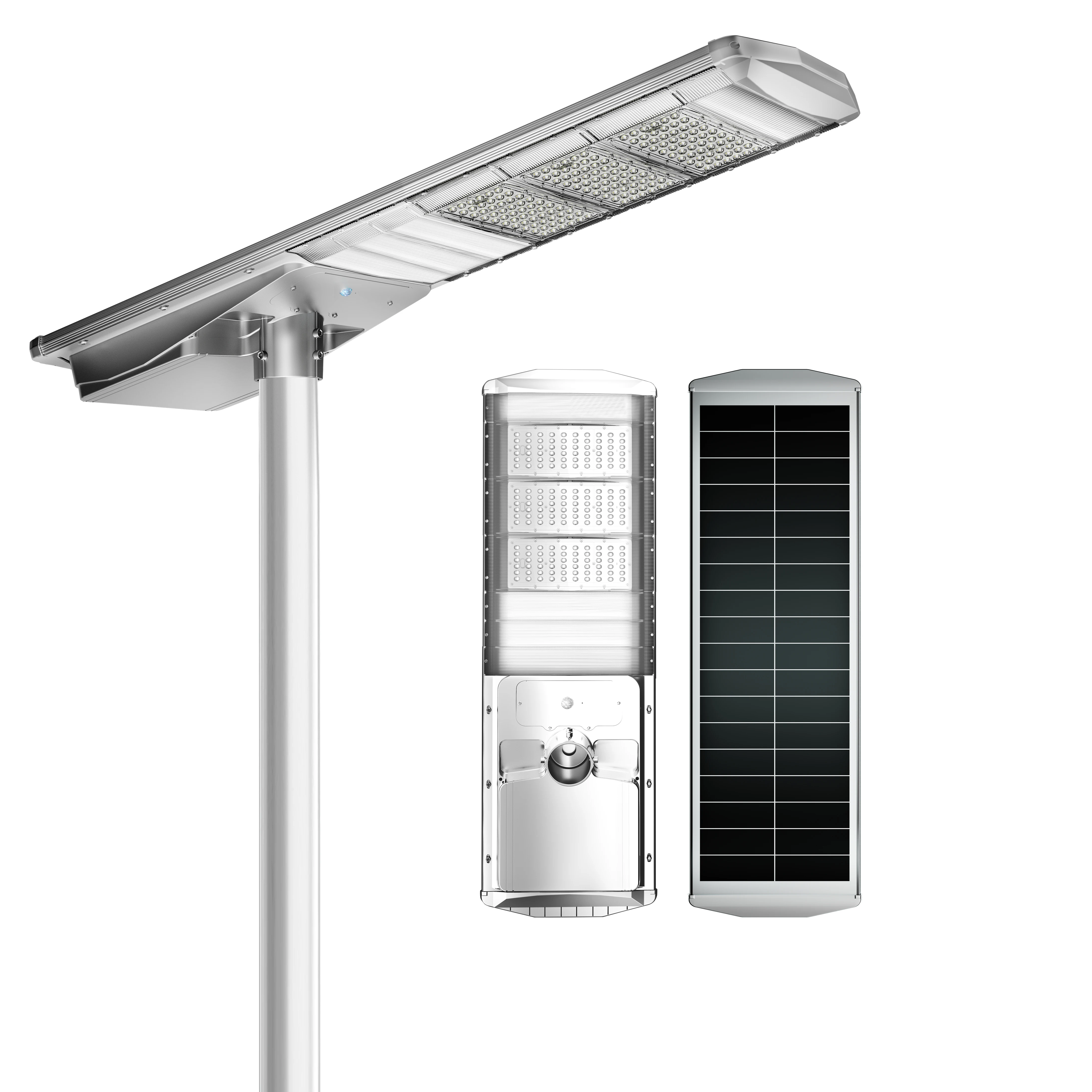 Все в одном для стадиона дорожный светильник Lamparas Solares Дистанционный датчик движения 200 Вт 300 400 уличный светодиодный фонарь на солнечной энергии