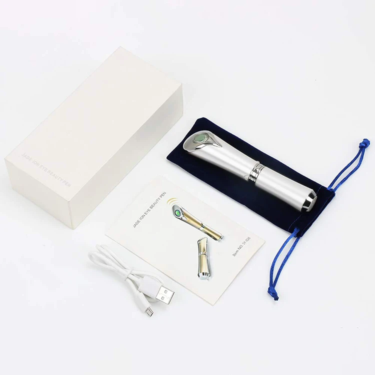 Electric Relieve Stress Heat Vibrating Anti Wrinkle Machine Eye Massage Pen