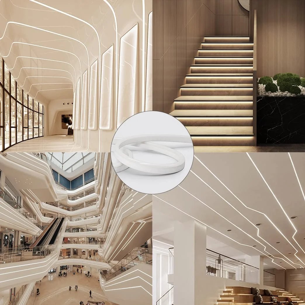 Silicone Tape Light IP65 Decorative Rope 110V Custom Neon Lights Strip Flexible Led Neon Light