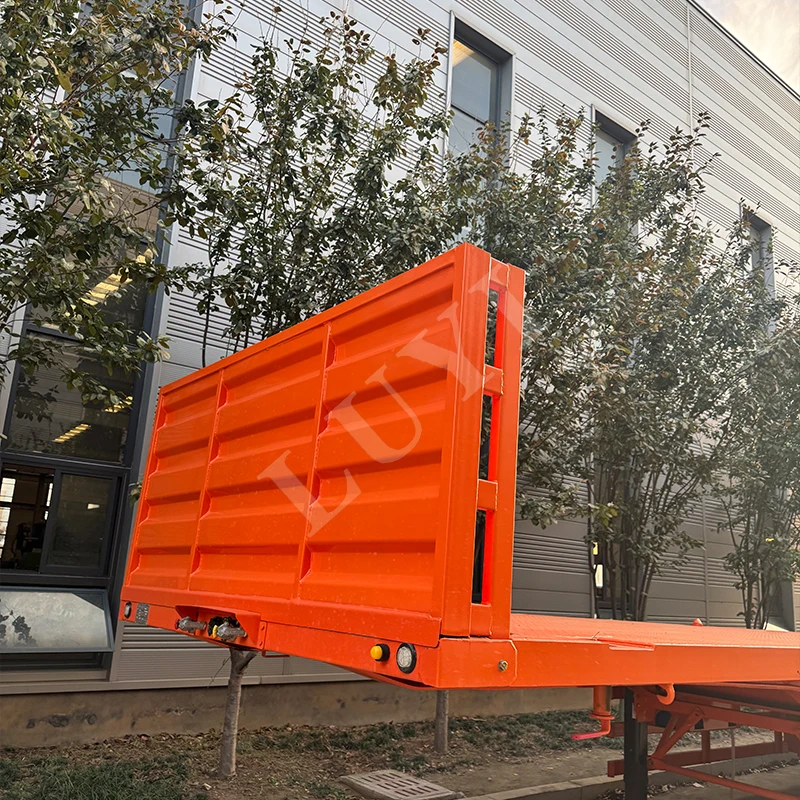 3-х осевой бортовой полуприцеп перевалка контейнеров 40-60 т транспортный 40ft прицеп низкая цена гарантия 6 лет