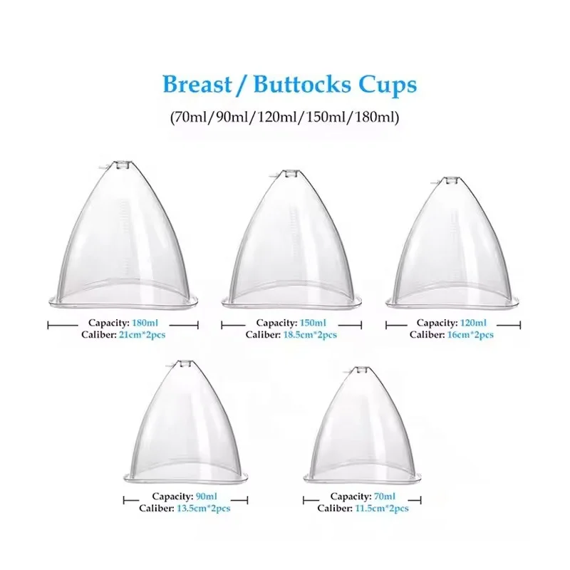 Factory direct sell portable cupping machine vacuum therapy breast enlargement butt lift machine